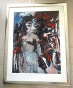 Persoon in abstract '98 - Jelle Hoogstra 1924-2003, Ophalen of Verzenden