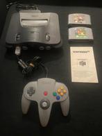 Nintendo 64 met games, Spelcomputers en Games, Spelcomputers | Nintendo 64, Ophalen of Verzenden, Gebruikt, Met 1 controller, Met games