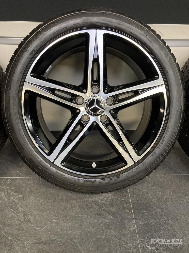 18” originele Mercedes A W177 velgen + winterbanden 5x112, Auto-onderdelen, Banden en Velgen, 18 inch, Gebruikt, -, -