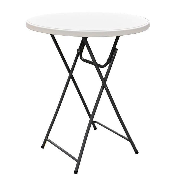 Statafel + 4 Stoelen met rugleuning Nieuwe, Tuin en Terras, Tuintafels, Nieuw, Rond, Overige materialen, Ophalen