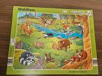Inlegpuzzel bosdieren, vanaf 18 maanden, Ophalen of Verzenden, Minder dan 10 stukjes, Zo goed als nieuw, 6 maanden tot 2 jaar