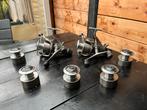 Shimano 8000B baitrunner 2 x + 5 spoelen, Ophalen, Zo goed als nieuw, Molen