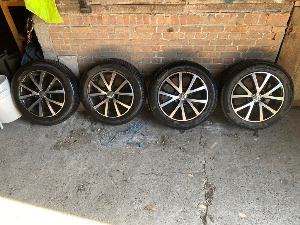 Nagenoeg nieuwe Michelin zomerbanden 205/55/R16 VW Touran, Ophalen of Verzenden, Gebruikt