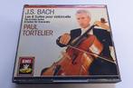 2CD Bach Tortelier Solo Violin Cello 1007-1012 EMI West-Germ, Kamermuziek, Met libretto, Ophalen of Verzenden, Zo goed als nieuw