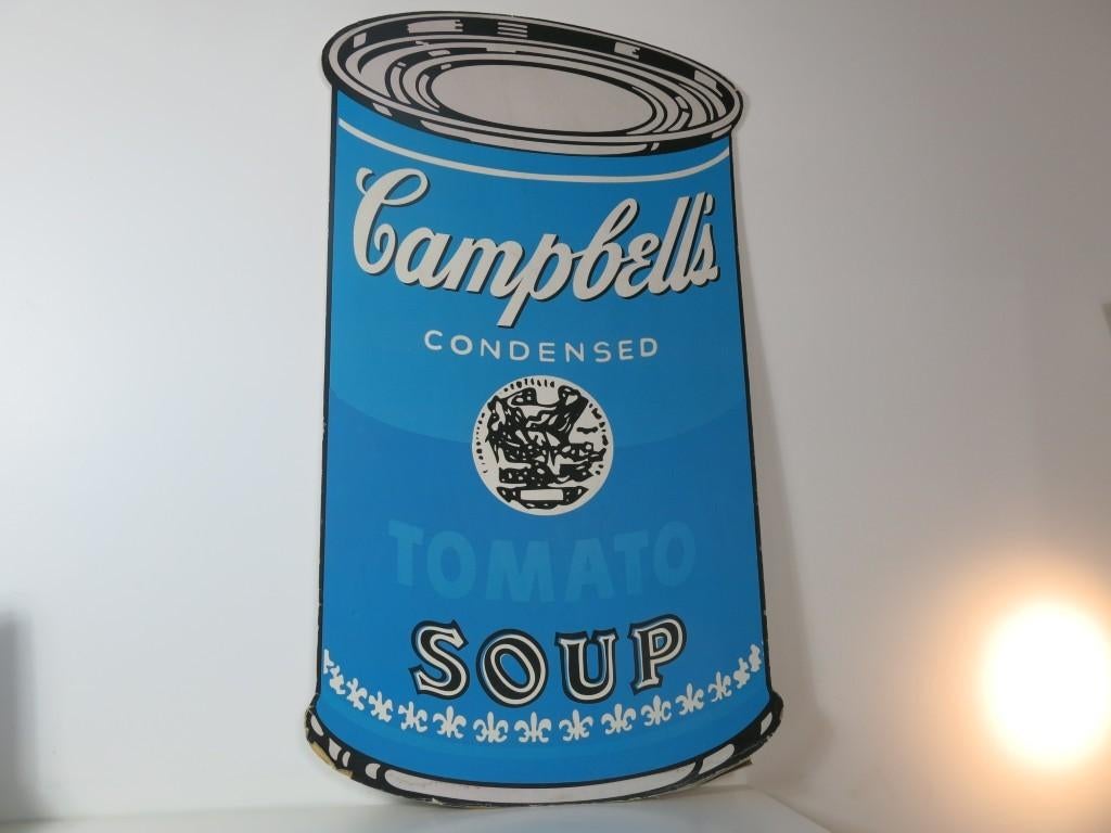 Campbell’s soup Andy Warhol Pepe Jeans reclamepaneel, Ophalen of Verzenden