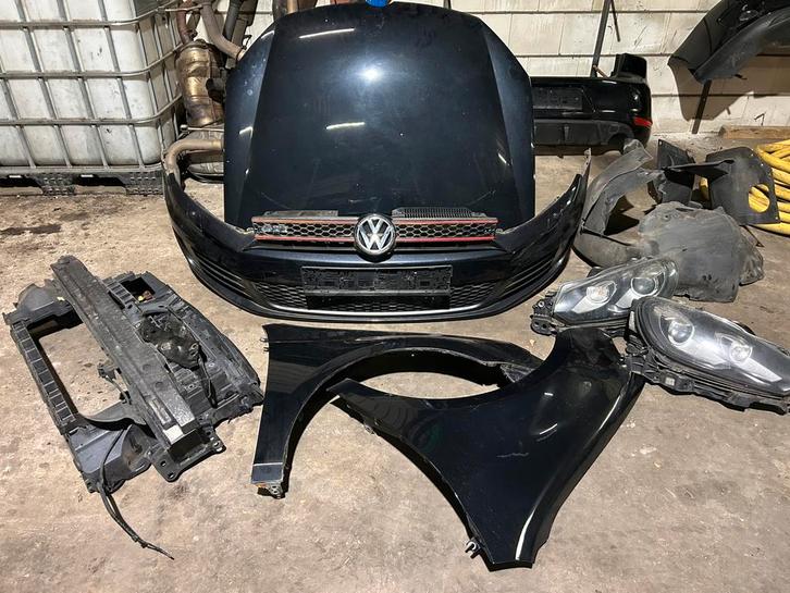 Voorkop Golf 6 GTI incl airbagset, Auto-onderdelen, Carrosserie en Plaatwerk, Motorkap, Voor, Ophalen