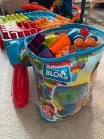 Mega Bloks bouwtafel met blokken, Ophalen of Verzenden, Gebruikt, Megabloks