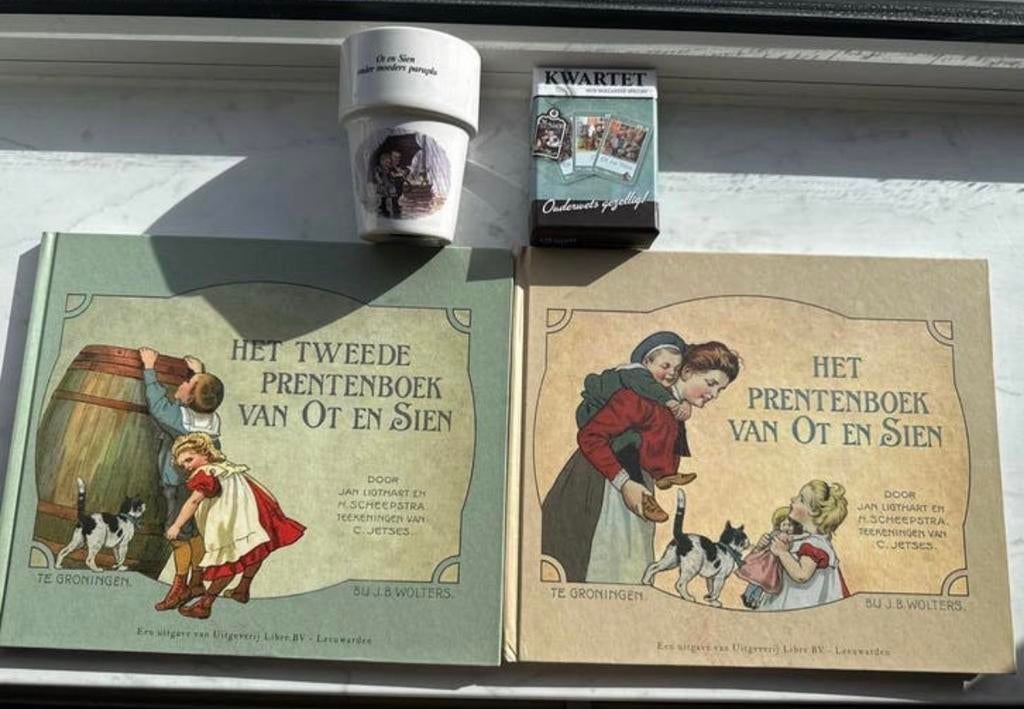 Ot en Sien Boeken, Kwartet en Beker - Vintage Collectie, Ophalen, Gelezen, Prentenboek