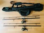 Nash Karper hengels met molens Shimano 4000 D, Watersport en Boten, Hengelsport | Karpervissen, Ophalen, Zo goed als nieuw