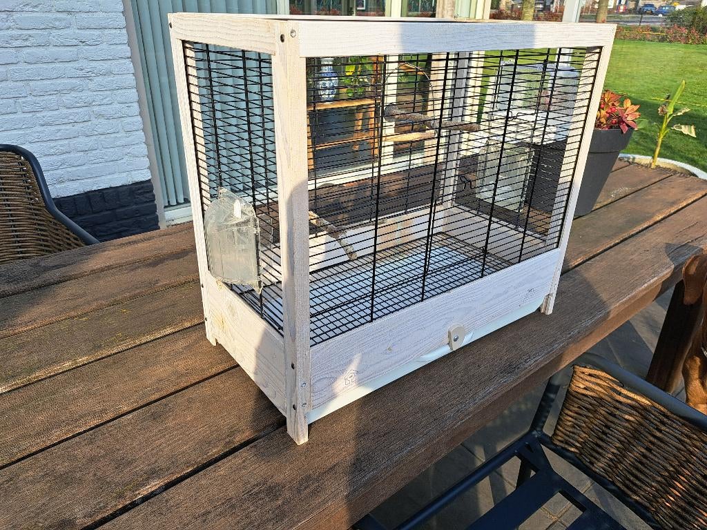 vogelkooi, Dieren en Toebehoren, Ophalen, Zo goed als nieuw, Metaal, Vogelkooi