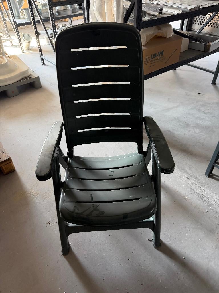 Flair tuinstoel, Ophalen, Gebruikt, Plastic, Inklapbaar