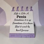 Tegeltje, Ophalen of Verzenden, Paars, Handen en Nagels