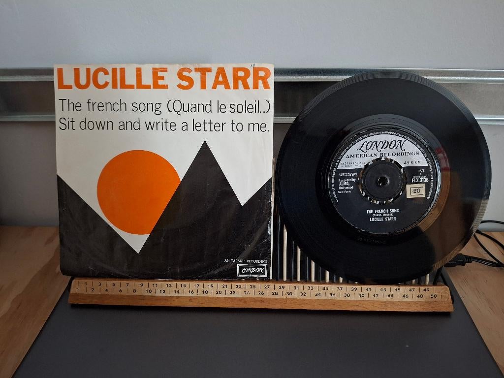 Lucille Starr-The french song(530) 2 euro vaste prijs, 7 inch, Single, Ophalen of Verzenden, Zo goed als nieuw