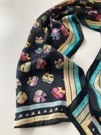 100 % Zijde SJAAL met Poezen / Katten Print 100% Silk, Ophalen of Verzenden, Gedragen, Sjaal