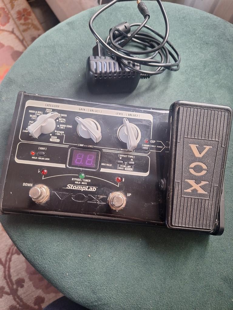 Vox StompLab II G Multi-effect Gitaarpedaal, Muziek en Instrumenten, Effecten, Ophalen of Verzenden, Gebruikt, Multi-effect