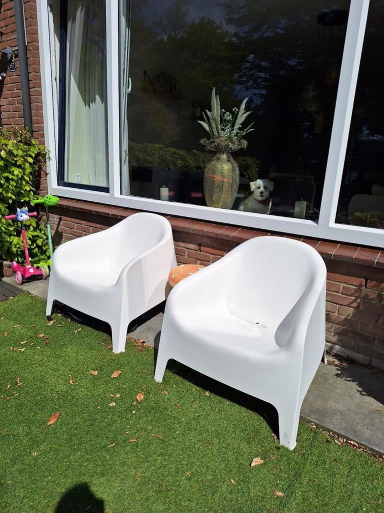 2 tuinstoelen (ikea), Ophalen, Zo goed als nieuw, Kunststof