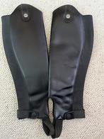 Quur Chaps Zwart Leer Small, Dieren en Toebehoren, Paardrijkleding, Gebruikt, Dressuur, Ophalen of Verzenden, Dames