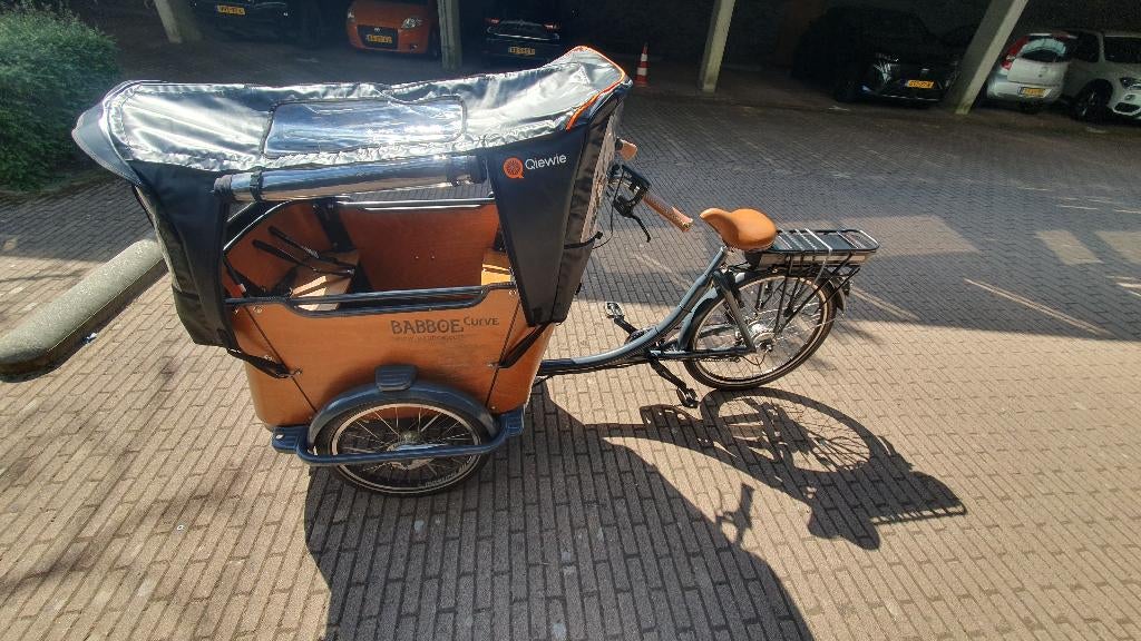 Babboe Curve Elektrische Bakfiets – Gecertificeerd Veilig, Fietsen en Brommers, Overige merken, 4 kinderen of meer, Gebruikt, Elektrisch
