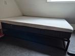 Emma bedframe + Emma Original Hybrid matras 140 x 200, Tweepersoons, Zo goed als nieuw, 200 cm, Metaal