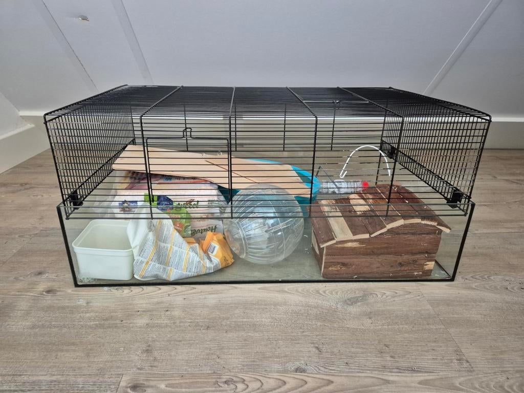 Hamsterkooi incl. Toebehoren, Dieren en Toebehoren, Ophalen, Minder dan 75 cm, Kooi, Minder dan 60 cm