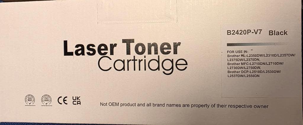 Toner brother B2420P-V7, Ophalen of Verzenden, Nieuw, Toner, Brother (compatibel)