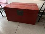 Chinese Kist Robijnrood Orientaals vintage 74x39x48 cm, Ophalen, Gebruikt, 50 tot 100 cm, .