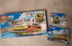 Lego city raceboot transport, Ophalen of Verzenden, Zo goed als nieuw