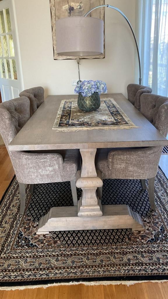 Mooie zithoek te koop op te halen in Sommelsdijk, Ophalen, Zo goed als nieuw, 4 tot 6 stoelen