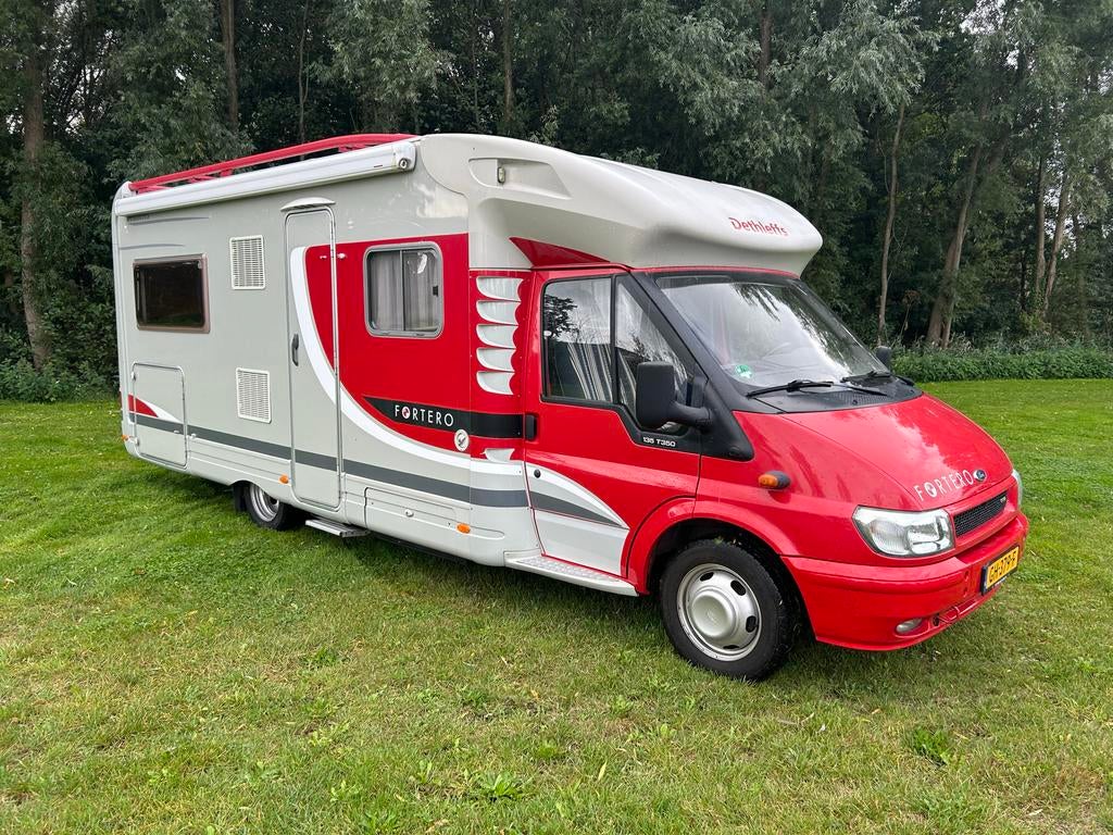 Prachtige Dethleffs Fortero Camper - Slechts 93.000 km, Standaard zit, Ringverwarming, Ford, Particulier