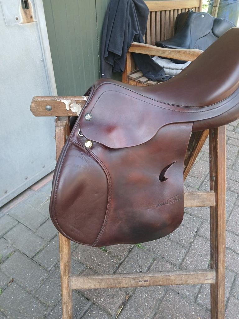 Prestige roma bruin springzadel en Prestige X Optimax zwart, Ophalen, Springen