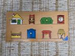 retro puzzel ravenburger puzzel 15x30cm 8 stukjes meubels, Gebruikt, Ophalen of Verzenden, Van hout, Minder dan 10 stukjes