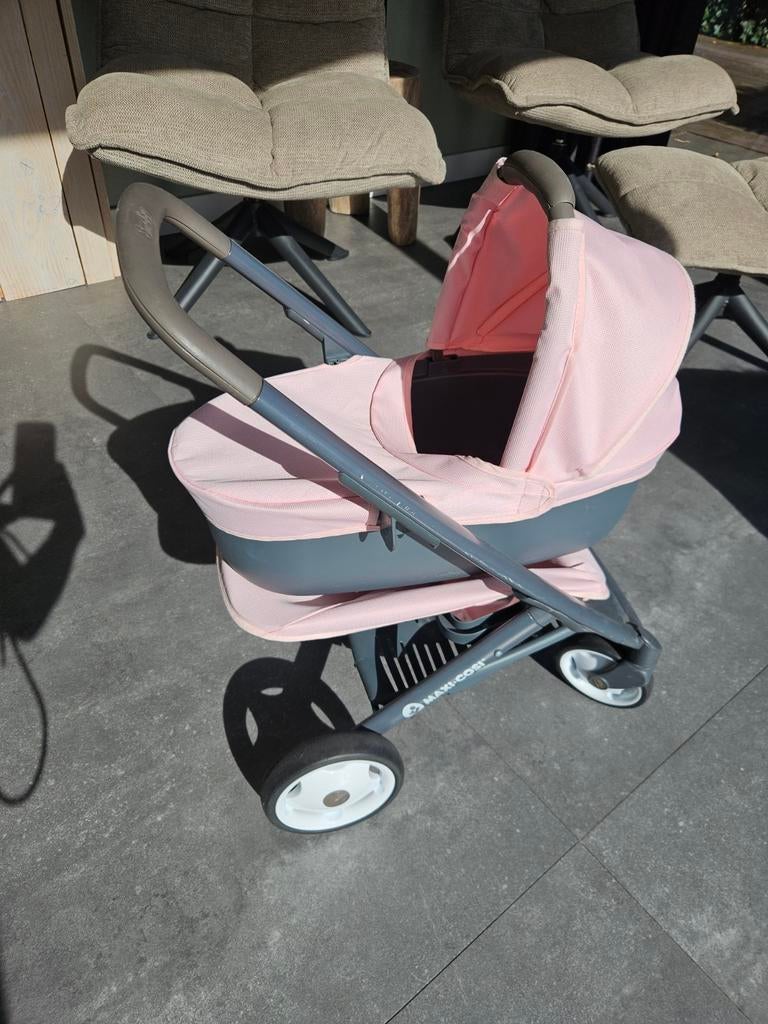 Smoby Maxi Cosi speelgoed kinderwagen roze, Ophalen, Gebruikt, Overige typen