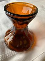 Vaas voor hyacinten bol - Retro, glas bruin., Huis en Inrichting, Woonaccessoires | Vazen, Gebruikt, Overige kleuren, Ophalen of Verzenden