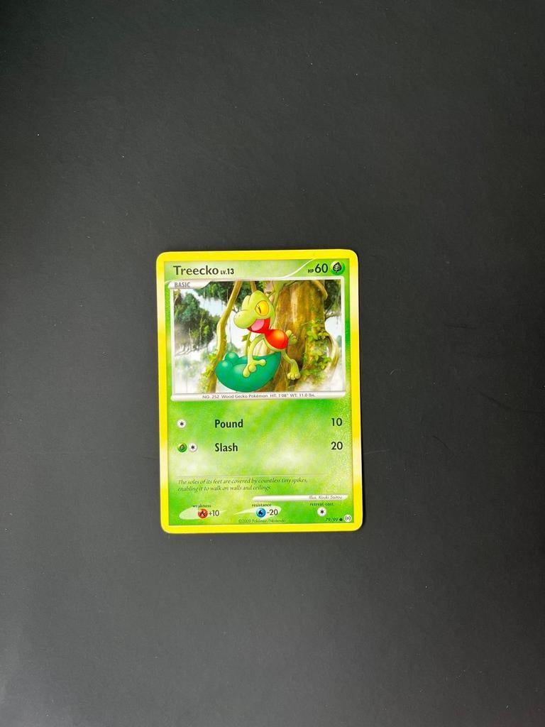 Pokémon kaart Treecko 79/99, Ophalen of Verzenden, Zo goed als nieuw, Losse kaart