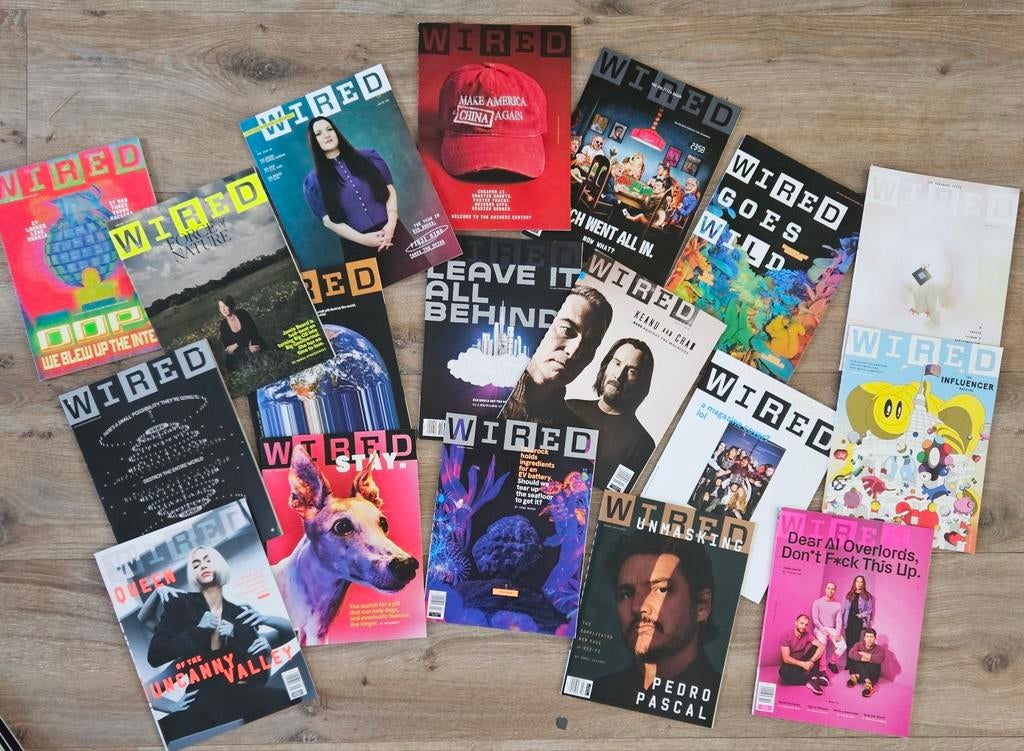 Wired magazine 28 nummers van 2022 tot mei/june 2026, Boeken, Ophalen of Verzenden, Zo goed als nieuw