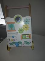 Houten  loopwagen, Ophalen of Verzenden, Zo goed als nieuw, Duw- of Trekspeelgoed