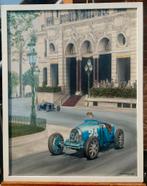 Monte Carlo car sport race ~1930, aquarel, ges. T.Whiteney, Ophalen of Verzenden