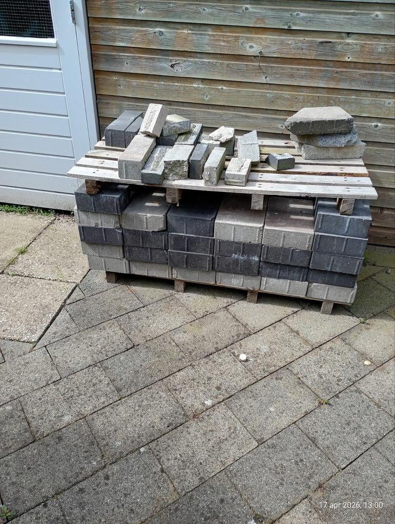 Gratis, Ophalen of Verzenden, Gebruikt, Beton, Klinkers