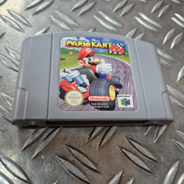 MarioKart 64 Losse Cassette  voor Nintendo 64 met garantie, Spelcomputers en Games, Spelcomputers | Nintendo 64, Zo goed als nieuw