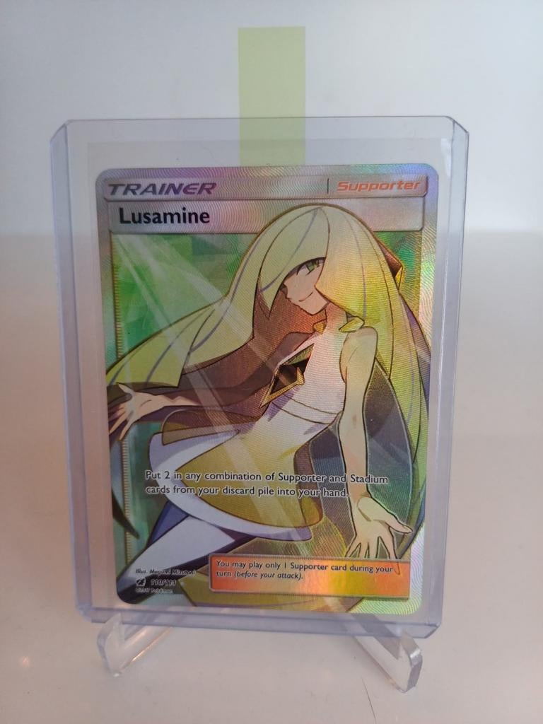 POKEMON KAART; LUSAMINE, 110/111, HOLO, FULL ART, Ophalen of Verzenden