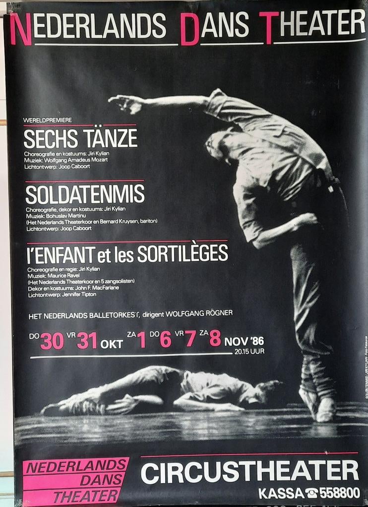 Originele oude affiches van balletvoorstellingen., Verzamelen, Posters, Ophalen