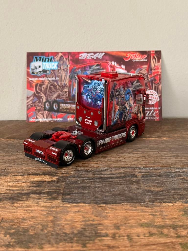 Tekno - Scania Longline Beau, Ophalen of Verzenden, Zo goed als nieuw, Bus of Vrachtwagen, Tekno