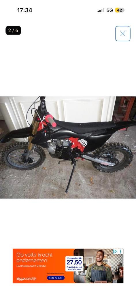 Pitbike 125cc, Ophalen, Gebruikt, Overige merken