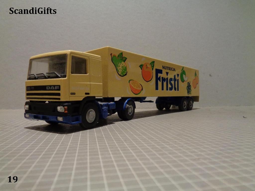 lion daf 95 fristi geel, Ophalen of Verzenden, Nieuw, Bus of Vrachtwagen, Lion Toys
