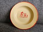Oud Emaille Bordje met Mickey Mouse afbeelding, Verzamelen, Disney, Verzenden, Mickey Mouse, Gebruikt, Servies