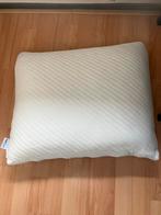 Tempur Traagschuim Kussen - Ergonomisch en Stevig, Huis en Inrichting, Ophalen of Verzenden, Zo goed als nieuw, Wit, Rechthoekig