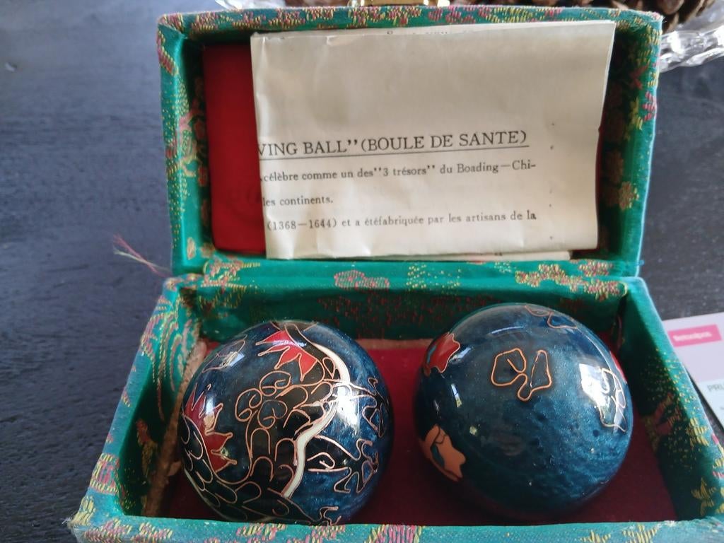 Chinese gezondheidsballen (Baoding ballen) in doosje, Ophalen of Verzenden