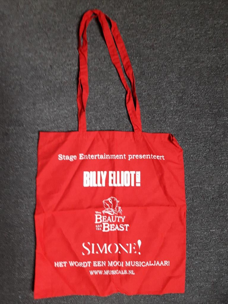 gymtas stoffen tas Billy Elliot , Beauty and the beast , nie, Ophalen of Verzenden, Nieuw