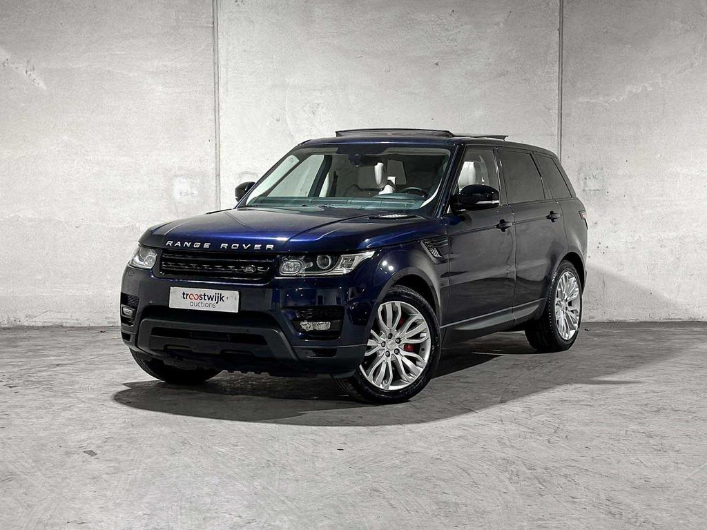 Land Rover Range Rover Sport 5.0 V8 Supercharged HSE Dynamic, Auto's, Euro 5, Gebruikt, Blauw, 156 €/maand
