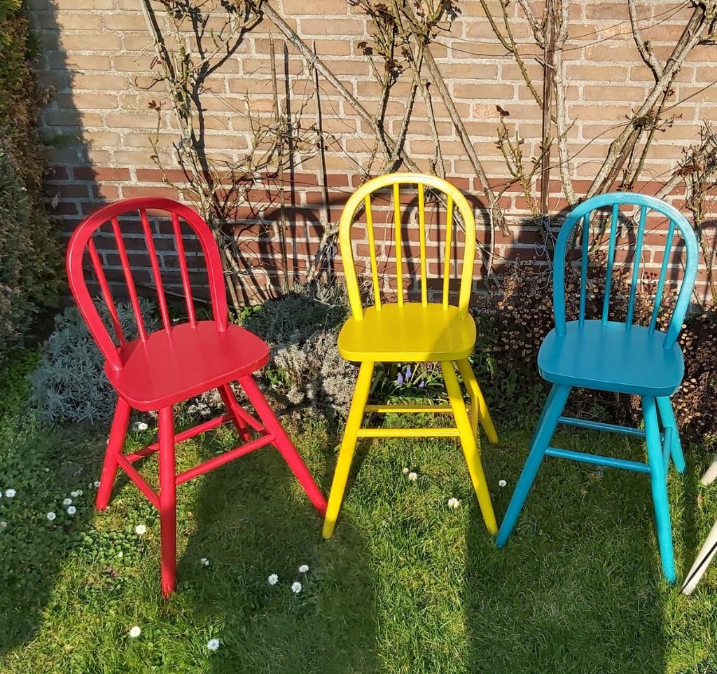 Peuter / Kleuter stoel - 50cm zithoogte, Kinderen en Baby's, Kinderstoelen, Ophalen, Gebruikt, Overige typen, Aanschuifbaar